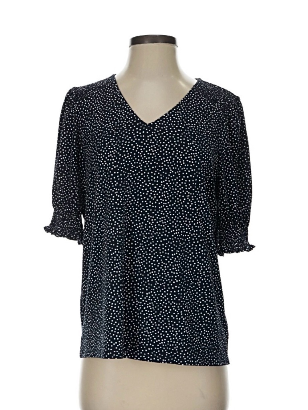 Adrianna Papell short sleeve blouse, size small with a bit of stretch